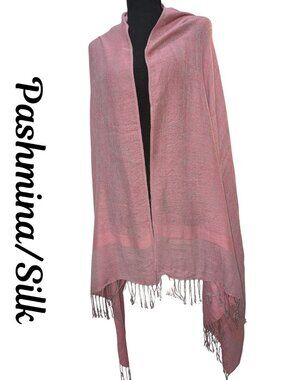Pashmina&Silk Scarf/Wrap/Shawl